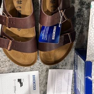 Brand new men’s Birkenstock Milano Havana size 44 (German) US men’s 11